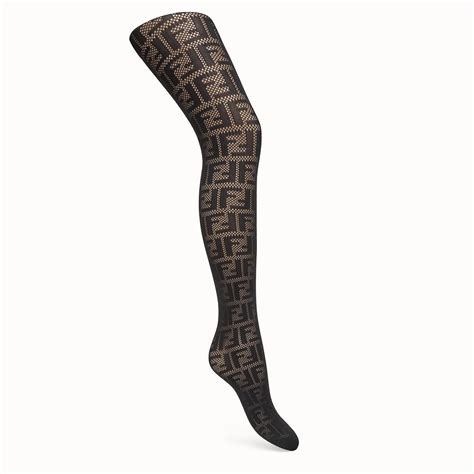 fendi black ff|black Fendi tights.